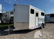 2025 ADAM 2 HORSE BUMPER PULL W/ DRESSING ROOM & UPGRADES!! $18,500
