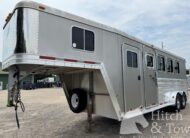 2007 FEATHERLITE 4 HORSE SLANT GOOSENECK HORSE TRAILER $17,500.