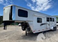 2022 SHADOW 3 HORSE SLANT LOAD LIVING QUARTERS TRAILER W/ UPGRADES & SLIDE OUT! $54,000