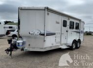 2008 LAKOTA 2 HORSE BUMPER PULL WITH 7′ LIVING QUARTERS $29,900