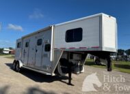2007 JAMCO 2 HORSE STRAIGHT LOAD GOOSENECK WITH 9′ LQ! $37,500