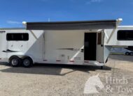 2022 SHADOW 3 HORSE SLANT LOAD LIVING QUARTERS TRAILER W/ UPGRADES & SLIDE OUT! $54,000