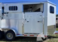 2027 ADAM JULITE 2 HORSE BUMPER PULL W/ SIDE RAMP $24,900