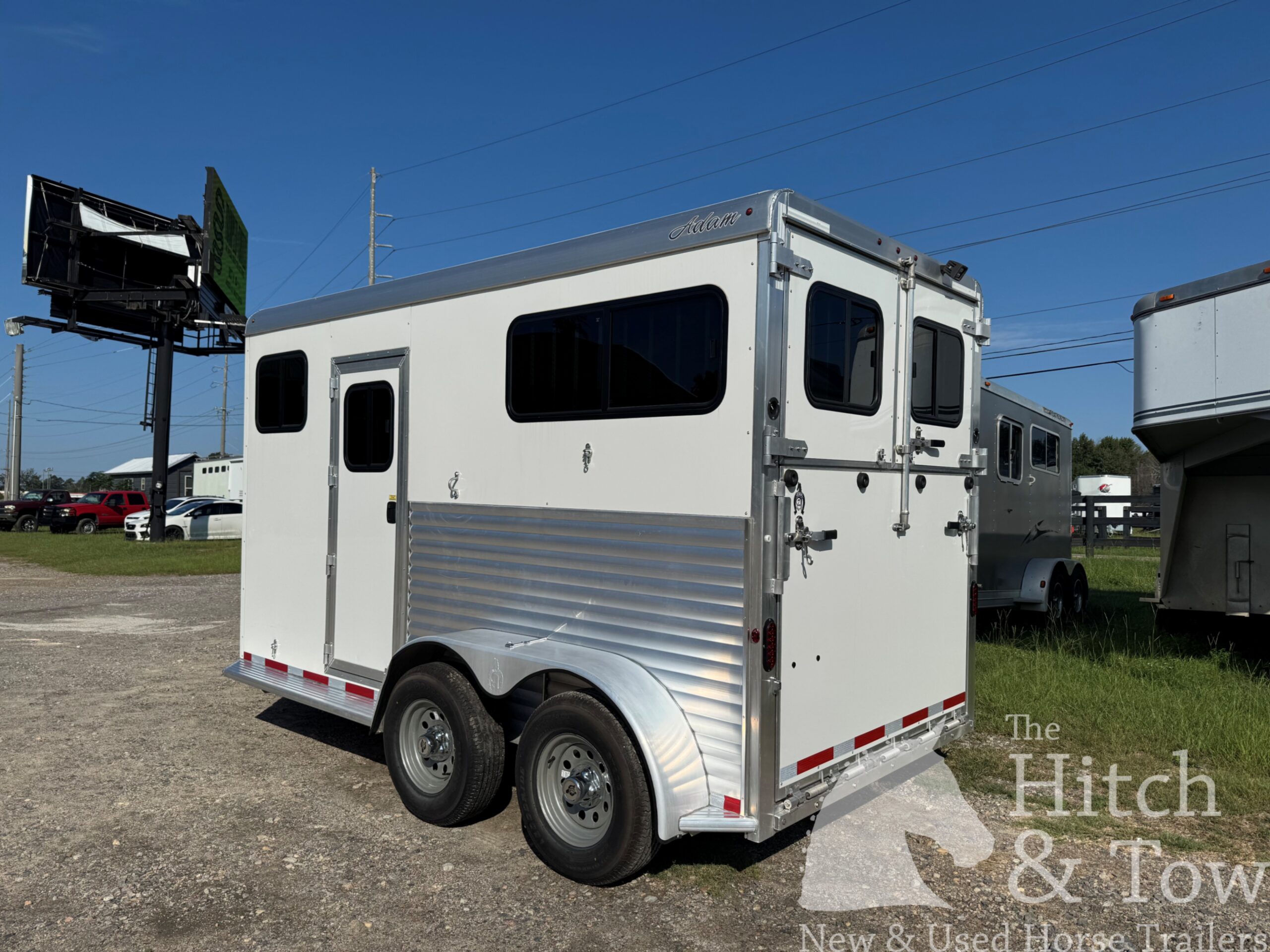 2025 ADAM 2 HORSE BUMPER PULL W/ DRESSING ROOM & UPGRADES!! $18,500