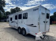 2022 SHADOW 3 HORSE SLANT LOAD LIVING QUARTERS TRAILER W/ UPGRADES & SLIDE OUT! $54,000