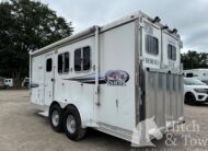 2008 LAKOTA 2 HORSE BUMPER PULL WITH 7′ LIVING QUARTERS $29,900