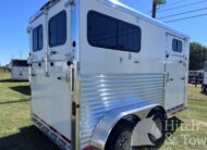 2027 ADAM JULITE 2 HORSE BUMPER PULL W/ SIDE RAMP $24,900