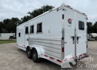 2026 KIEFERBILT LIGHTLY USED 3 HORSE W/ WEEKENDER! $43,500