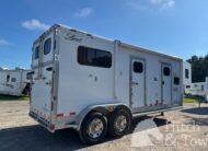 2007 JAMCO 2 HORSE STRAIGHT LOAD GOOSENECK WITH 9′ LQ! $37,500