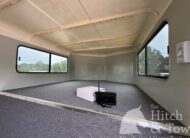 2007 HAWK 2 HORSE GOOSENECK TRAILER W/ SIDE RAMP AND DRESSING ROOM! $14,900