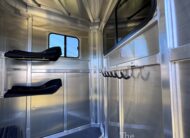 2027 ADAM JULITE 2 HORSE BUMPER PULL W/ SIDE RAMP $24,900