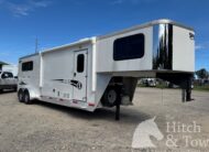 2022 SHADOW 3 HORSE SLANT LOAD LIVING QUARTERS TRAILER W/ UPGRADES & SLIDE OUT! $54,000