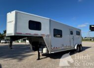 2007 JAMCO 2 HORSE STRAIGHT LOAD GOOSENECK WITH 9′ LQ! $37,500