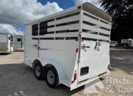 2015 BEE 2 HORSE STRAIGHT LOAD BUMPER PULL STOCK COMBO TRAILER $7,500
