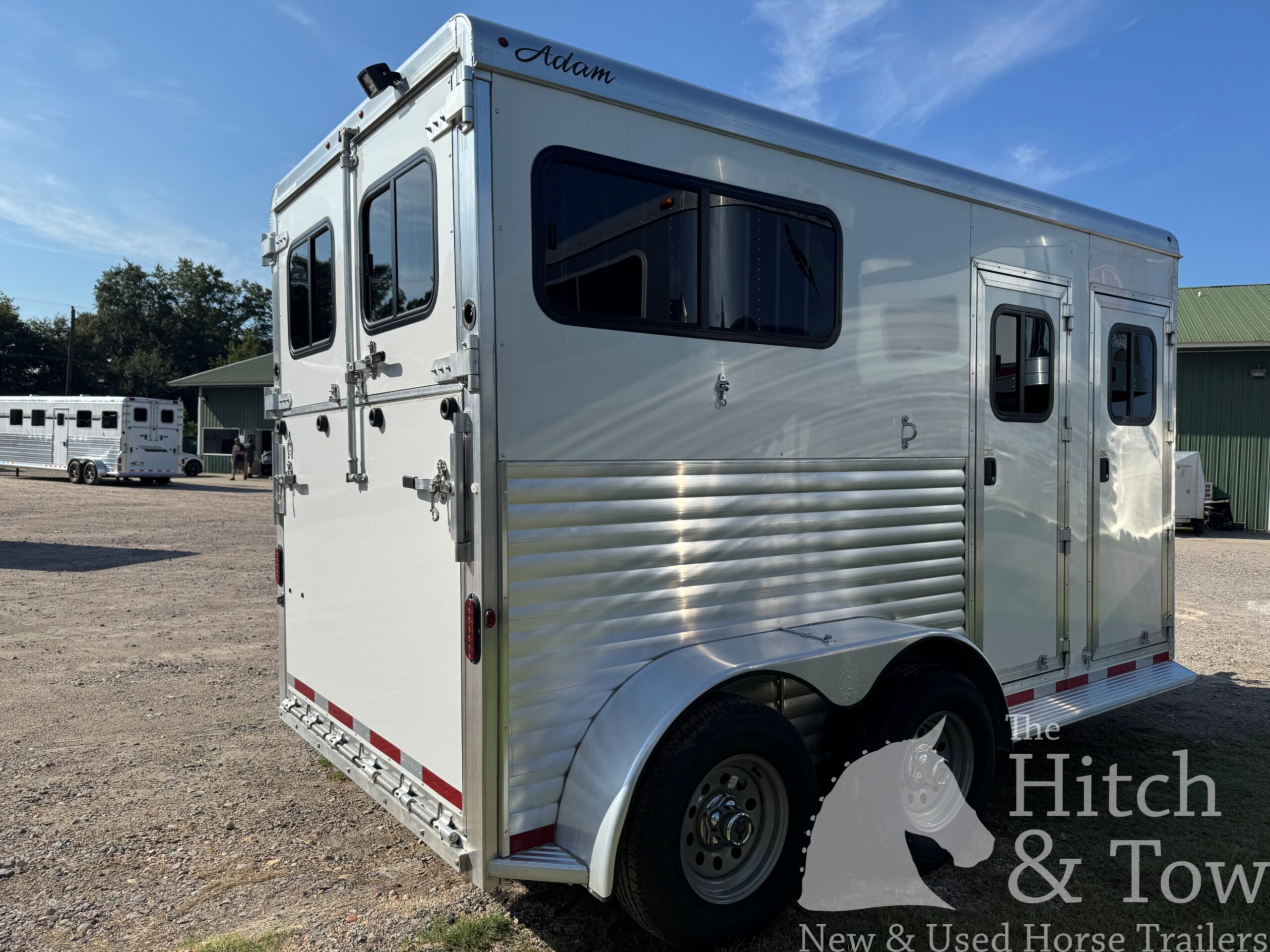 2025 ADAM 2 HORSE BUMPER PULL W/ DRESSING ROOM & UPGRADES!! $18,500