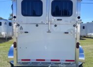 2027 ADAM JULITE 2 HORSE BUMPER PULL W/ SIDE RAMP $24,900