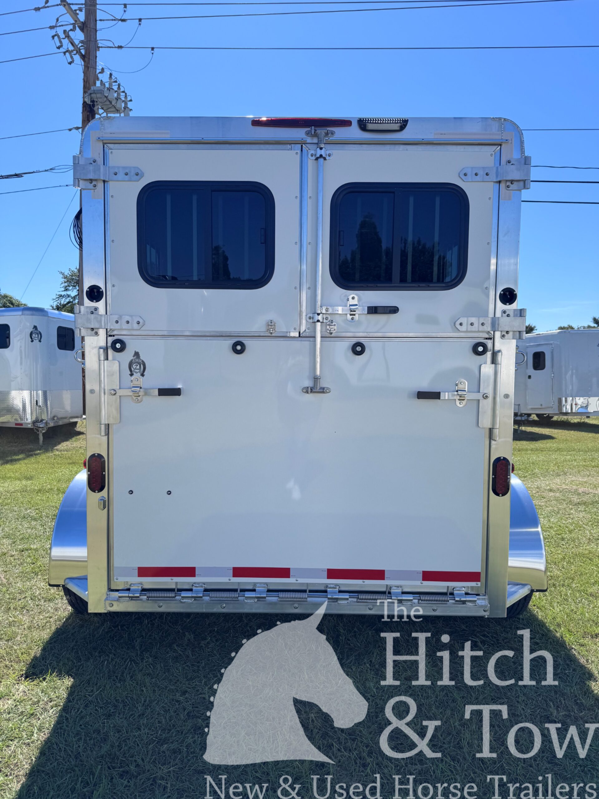 2027 ADAM JULITE 2 HORSE BUMPER PULL W/ SIDE RAMP $24,900
