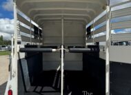 2015 BEE 2 HORSE STRAIGHT LOAD BUMPER PULL STOCK COMBO TRAILER $7,500