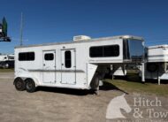 2000 SUNDOWNER 2 HORSE GOOSENECK WARMBLOOD DIMENSIONS! $10,900