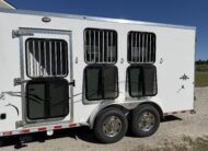 SLIGHTLY USED! 2025 DIXIE STAR 3 HORSE SLAT LOAD LIVING QUARTERS TRAILER! $44,000