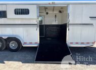 2009 GORE 2 HORSE GOOSENECK W/ SIDE RAMP, HYDRAULIC JACK, ETC! $19,900