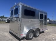 2027 ADAM JUBILEE 2 HORSE BUMPER PULL ALL ALUMINUM W/ DRESSING ROOM! $34,900