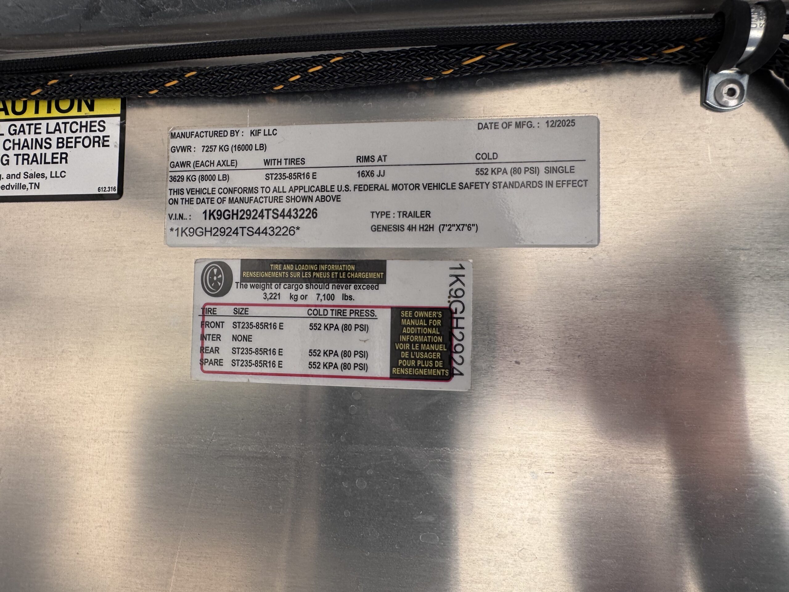 2027 KieferBilt Trailers 4 HORSE HEAD TO HEAD W/ MANY UPGRADES $72,900