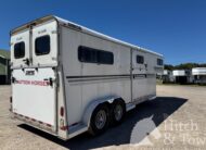 2009 GORE 2 HORSE GOOSENECK W/ SIDE RAMP, HYDRAULIC JACK, ETC! $19,900