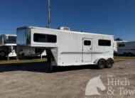 2000 SUNDOWNER 2 HORSE GOOSENECK WARMBLOOD DIMENSIONS! $10,900