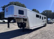 2027 KieferBilt Trailers 4 HORSE HEAD TO HEAD W/ MANY UPGRADES $72,900