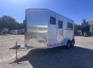 2027 ADAM JUBILEE 2 HORSE BUMPER PULL ALL ALUMINUM W/ DRESSING ROOM! $34,900