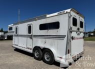 2009 GORE 2 HORSE GOOSENECK W/ SIDE RAMP, HYDRAULIC JACK, ETC! $19,900