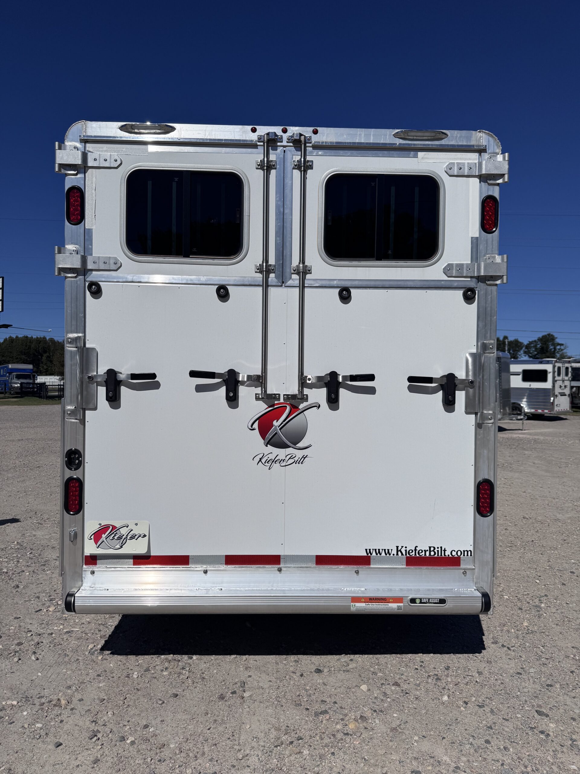 2027 KieferBilt Trailers 4 HORSE HEAD TO HEAD W/ MANY UPGRADES $72,900
