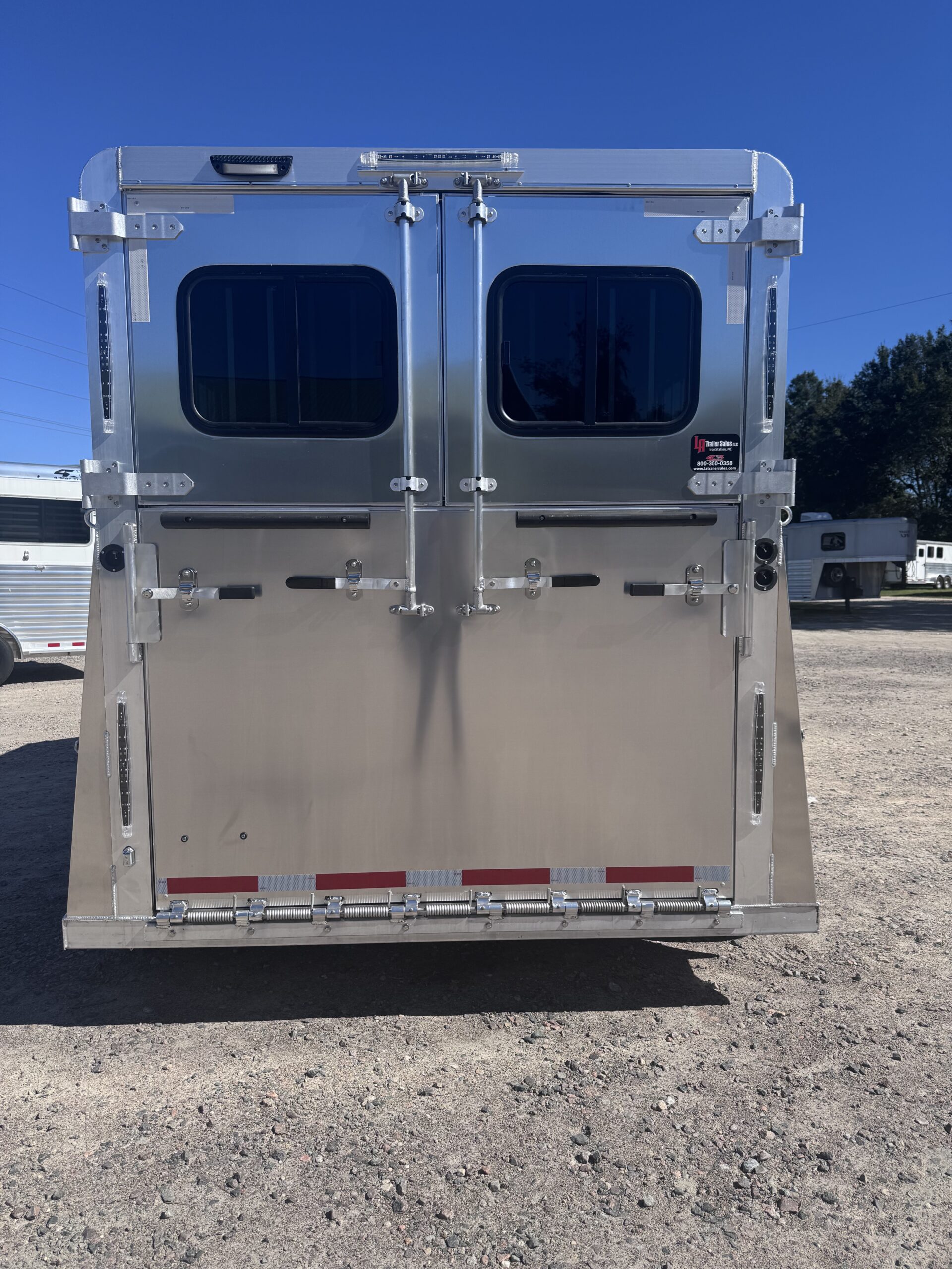 2027 ADAM JUBILEE 2 HORSE BUMPER PULL ALL ALUMINUM W/ DRESSING ROOM! $34,900