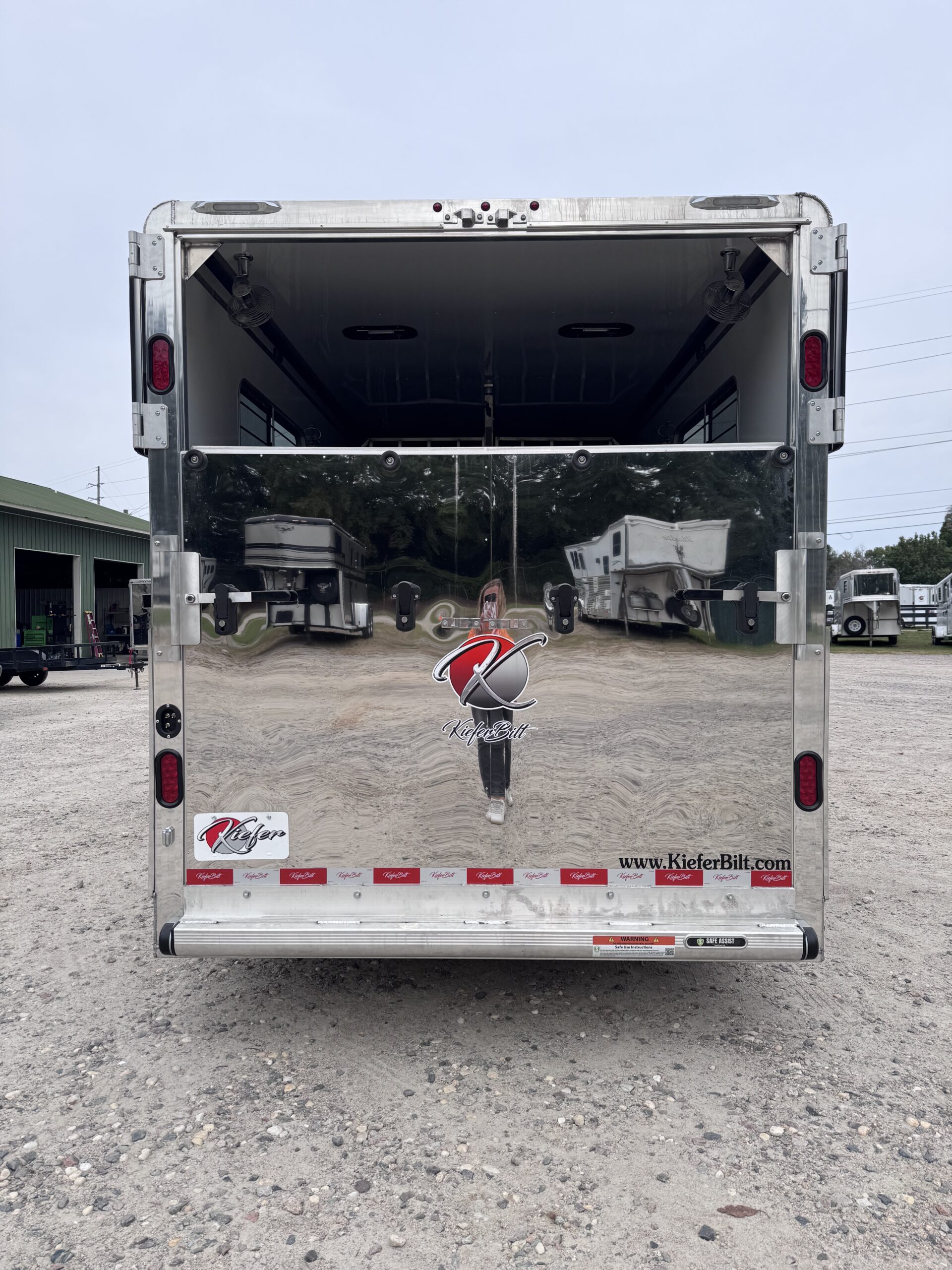 2027 KieferBilt Trailers 2+1 GOOSENECK W/ WEEKENDER & UPGRADES! $75,900