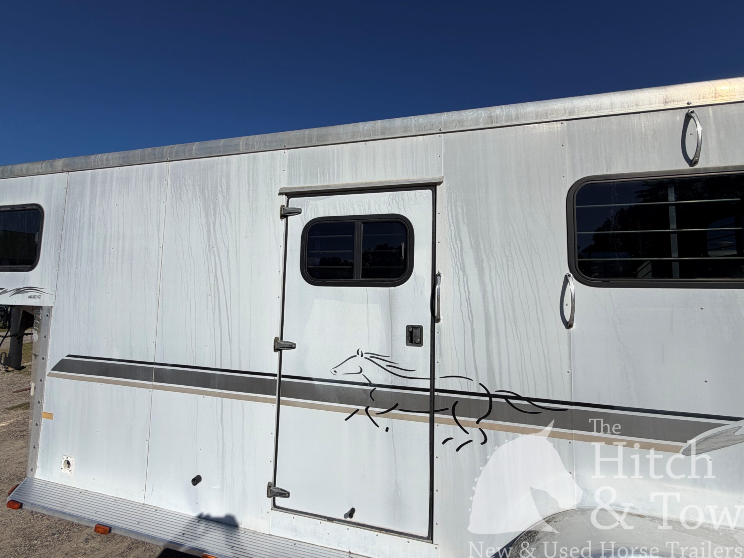 2000 SUNDOWNER 2 HORSE GOOSENECK WARMBLOOD DIMENSIONS! $10,900